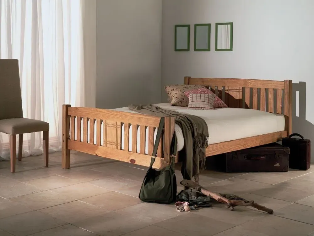 Saint Wooden Bed - Honeycomb