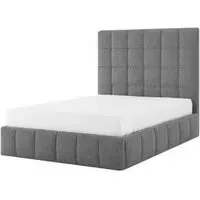 Stark Ottoman Bed - Dove Grey, Boucle Fabric