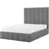 Stark Ottoman Bed - Dove Grey, Boucle Fabric