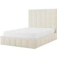 Stark Ottoman Bed - Ivory, Boucle Fabric