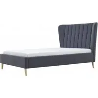 Taylor Fabric Bed - Dark Grey