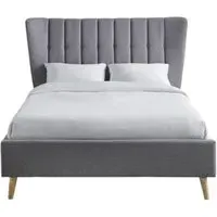 Taylor Fabric Bed - Light Grey