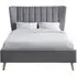 Taylor Fabric Bed - Light Grey