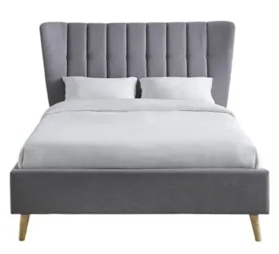 Taylor Fabric Bed - Light Grey