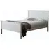 Travis High Footend Wooden Bed - White