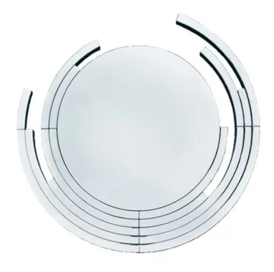 Accent Round Mirror - Chrome image
