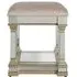Apollo Padded Stool - Champagne Gold, Mirrored