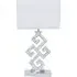 Aster Clear Glass Table Lamp - Clear, White