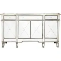 Bari Sideboard - Gold, Mirrored