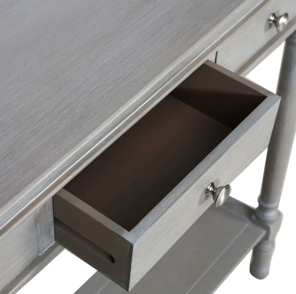 Delta 3 Drawer Console Table - Taupe