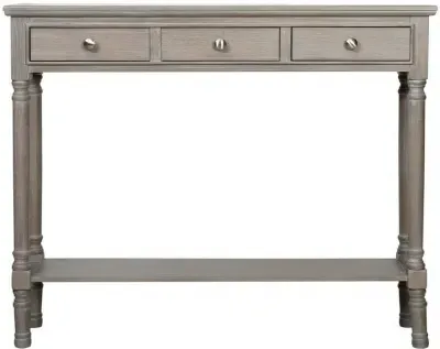 Delta 3 Drawer Console Table - Taupe image