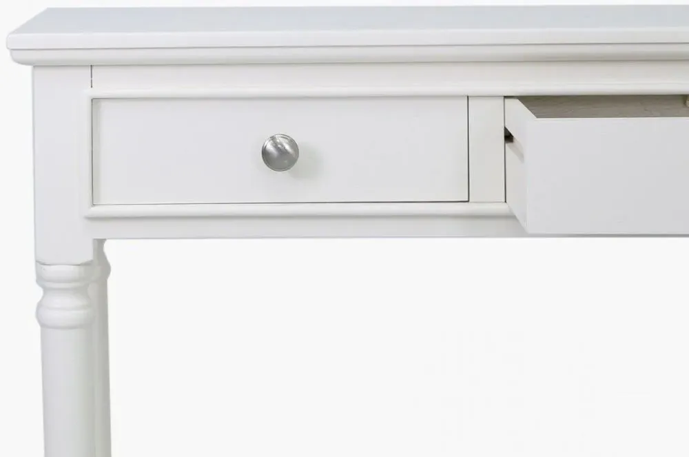Delta Console Table with Storage - White