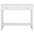 Delta Console Table with Storage - White