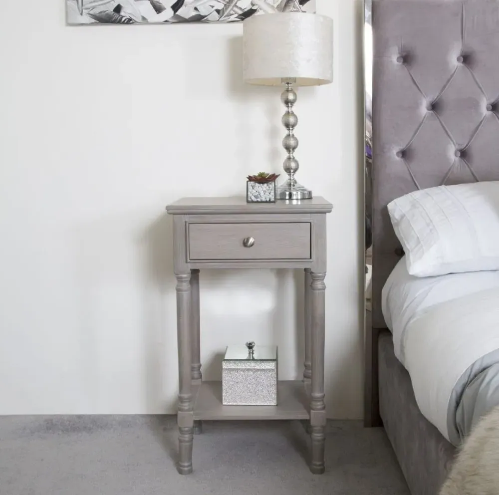 Delta Large Telephone Table - Taupe