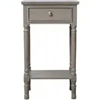 Delta Large Telephone Table - Taupe