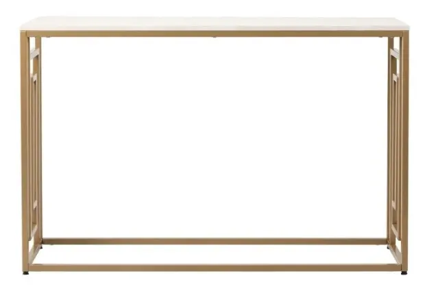 Devon Console Table - Cream, Gold