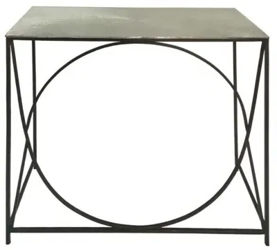 Ekanshi Console Table - Black, Metal