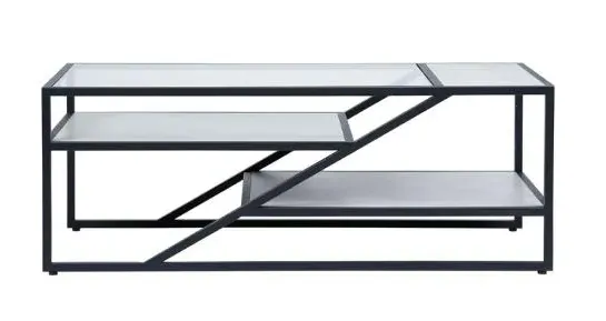 Ibarra Coffee Table - Black, Grey