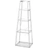 Logan Medium Glass Ladder Display Unit - Chrome