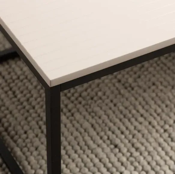 Page Industrial Coffee Table - Grey