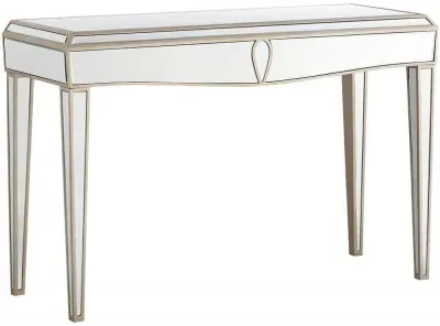 Pristina Mirrored Console Table - Champagne image
