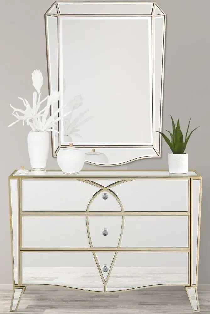 Pristina Wall Mirror - Champagne