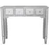 Siena 4 Drawer Console Table - Silver, Mirrored
