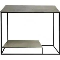 Suhani Large Console Table - Black, Metal