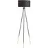 Tripod Floor Lamp - Black, Linen