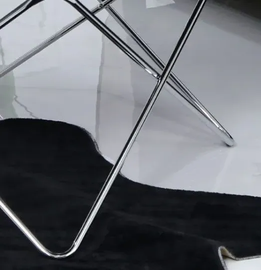 Value Atom Coffee Table - Chrome, Mirror Glass