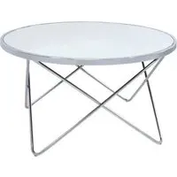 Value Atom Coffee Table - Chrome, Mirror Glass