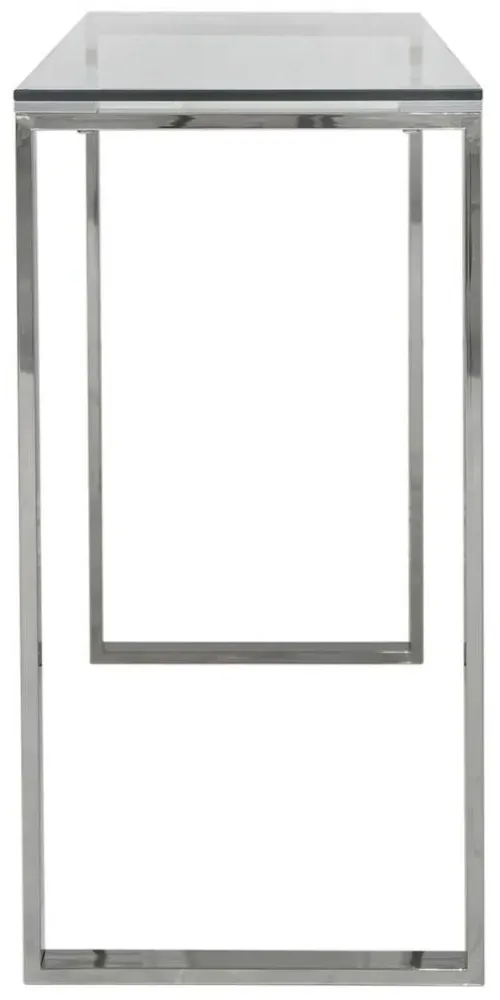 Value Harry Console Table - Chrome, Glass