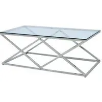 Value Imperia Coffee Table - Chrome, Glass