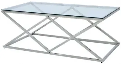 Value Imperia Coffee Table - Chrome, Glass image