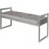 Zenith Chrome Bench with Stainless Steel Base