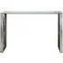 Zenith Console Table - Chrome, Glass