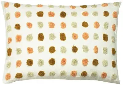 Haze Tufted Pillowcase - Pink and Sand