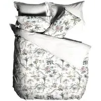 Luana Fringed Cotton Duvet Cover Set - White