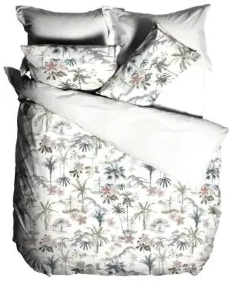 Luana Fringed Cotton Duvet Cover Set - White image