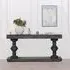 2 Drawer Large Console Table - Black, Mango Wood
