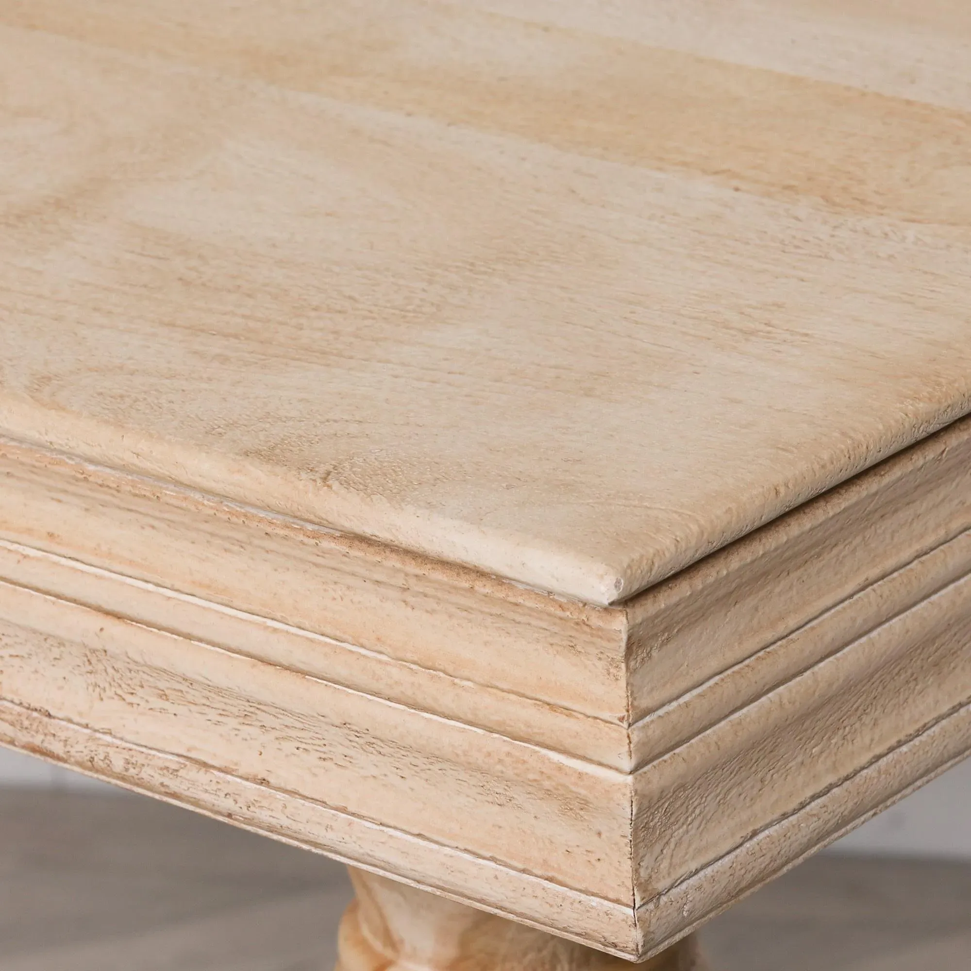 2 Drawer Large Console Table - Mango Wood