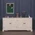 4 Door Extra Large Sideboard - Brushed White