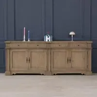 4 Door Extra Large Sideboard - Cedar Wood
