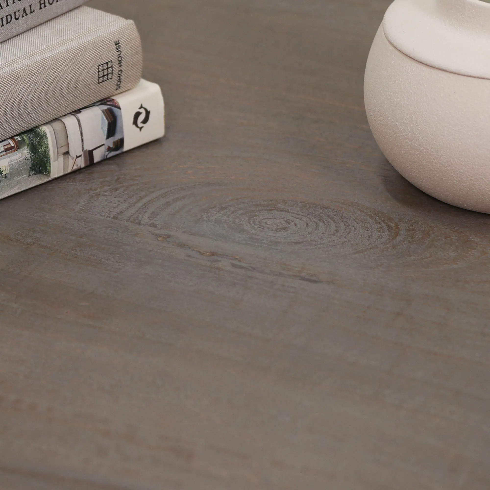 8 Seater Double Pedestal Dining Table - Grey, Mango Wood