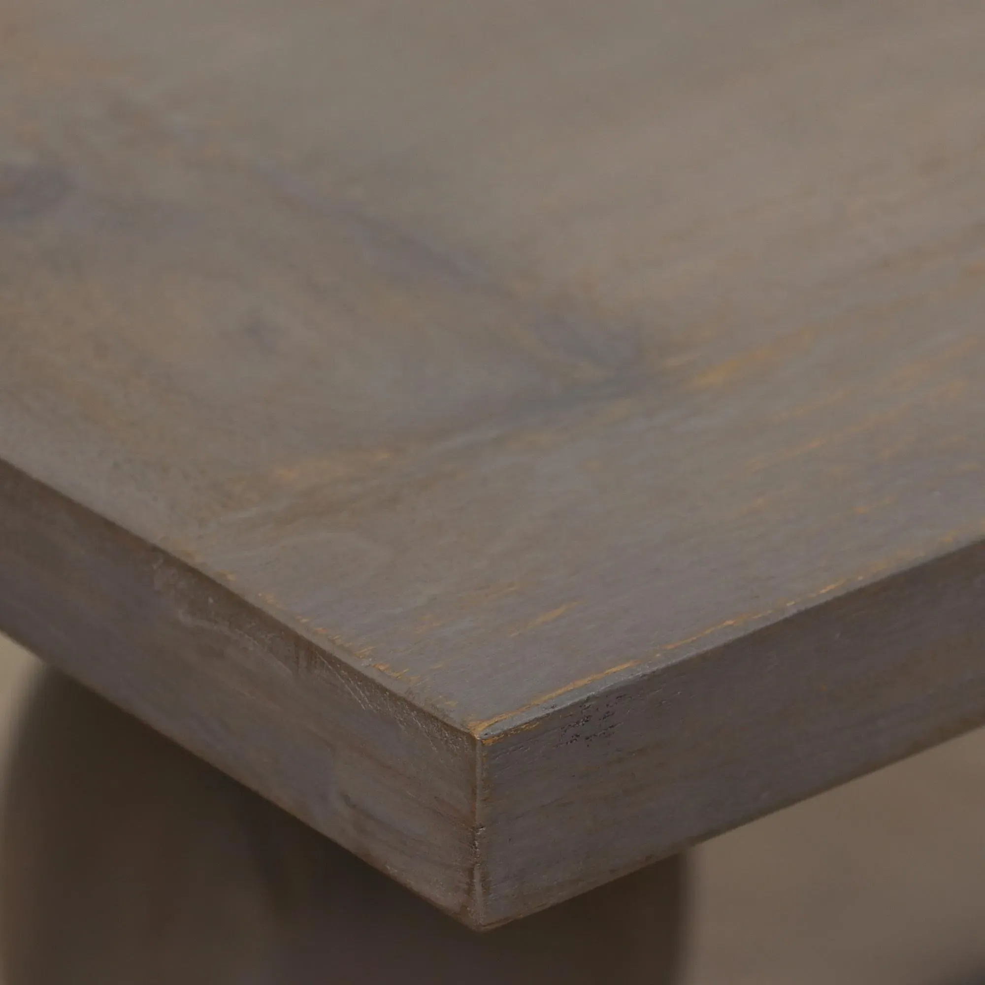 8 Seater Double Pedestal Dining Table - Grey, Mango Wood