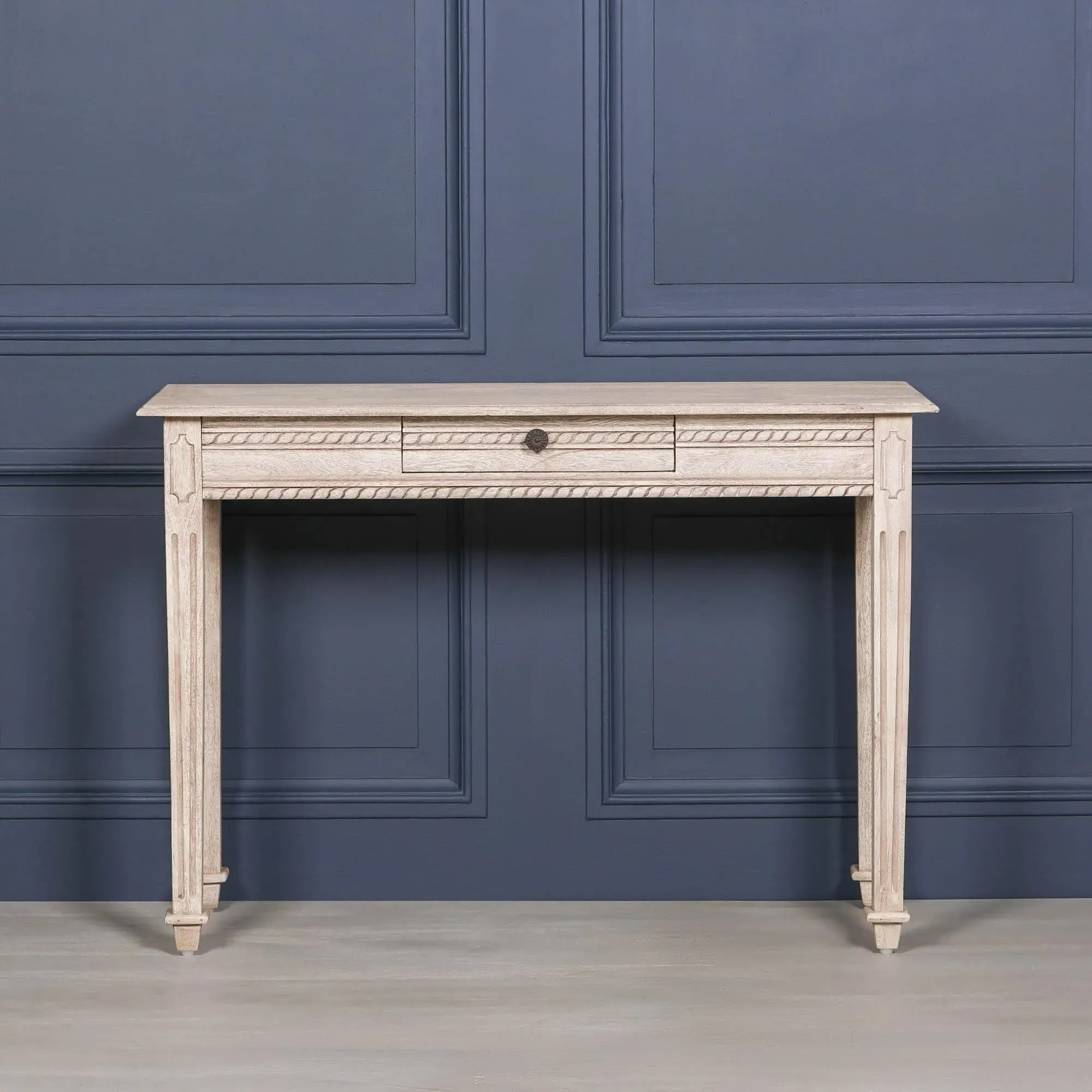 Acacia Wood 1 Drawer Hall Table - Natural