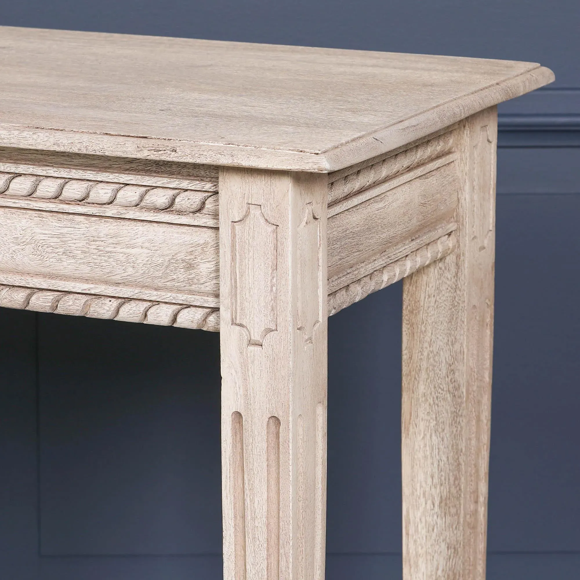 Acacia Wood 1 Drawer Hall Table - Natural