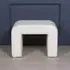 Arch Stool - White, Boucle