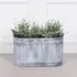 Arched Pattern Large Metal Planter