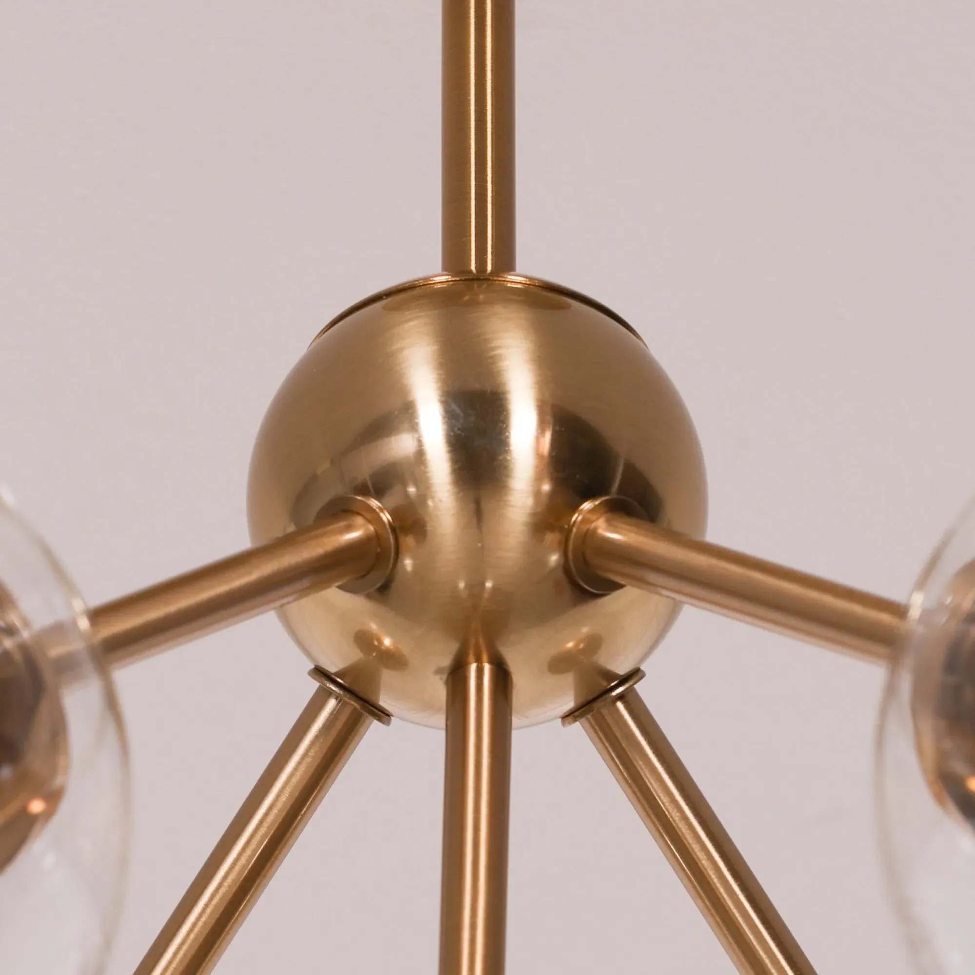 Arriba Sputnik 5 Arm Ball Ceiling Light - Gold